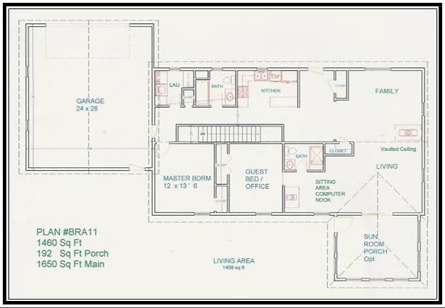 House free floor plan new home  plan of home 1650 square foot This  home by Brands Construction is a house in our house stock plan free series